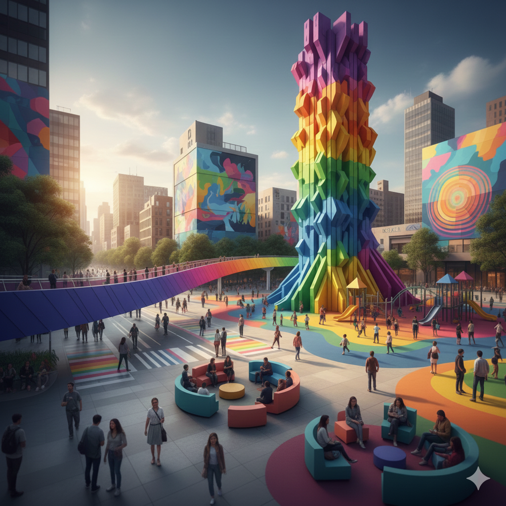 Psikologi Warna dalam Lingkungan Perkotaan